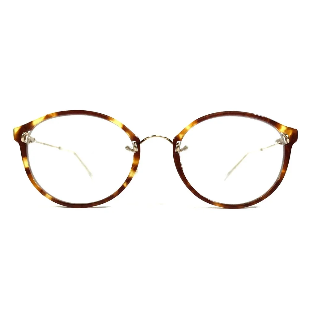 Kazuo Kawasaki Eyeglasses Frames KOOKI MP-631 Tortoise Round Titanium 48-15-140